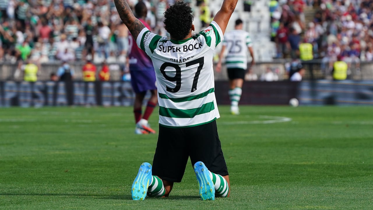 Luis Suarez de Sporting CP. (Photo by Gualter Fatia/Getty Images)