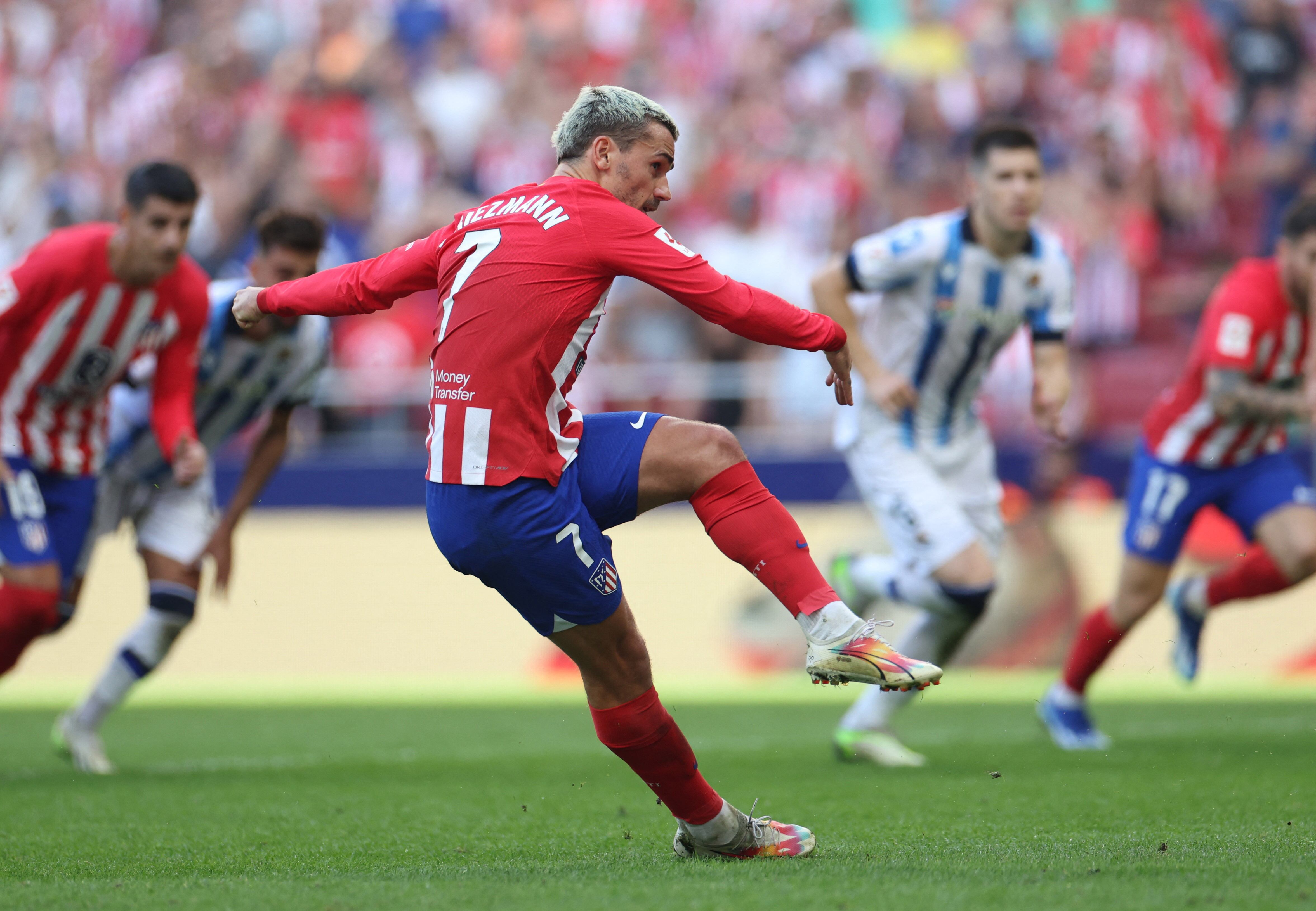 Antoine Griezmann tiene tres goles en LaLiga.