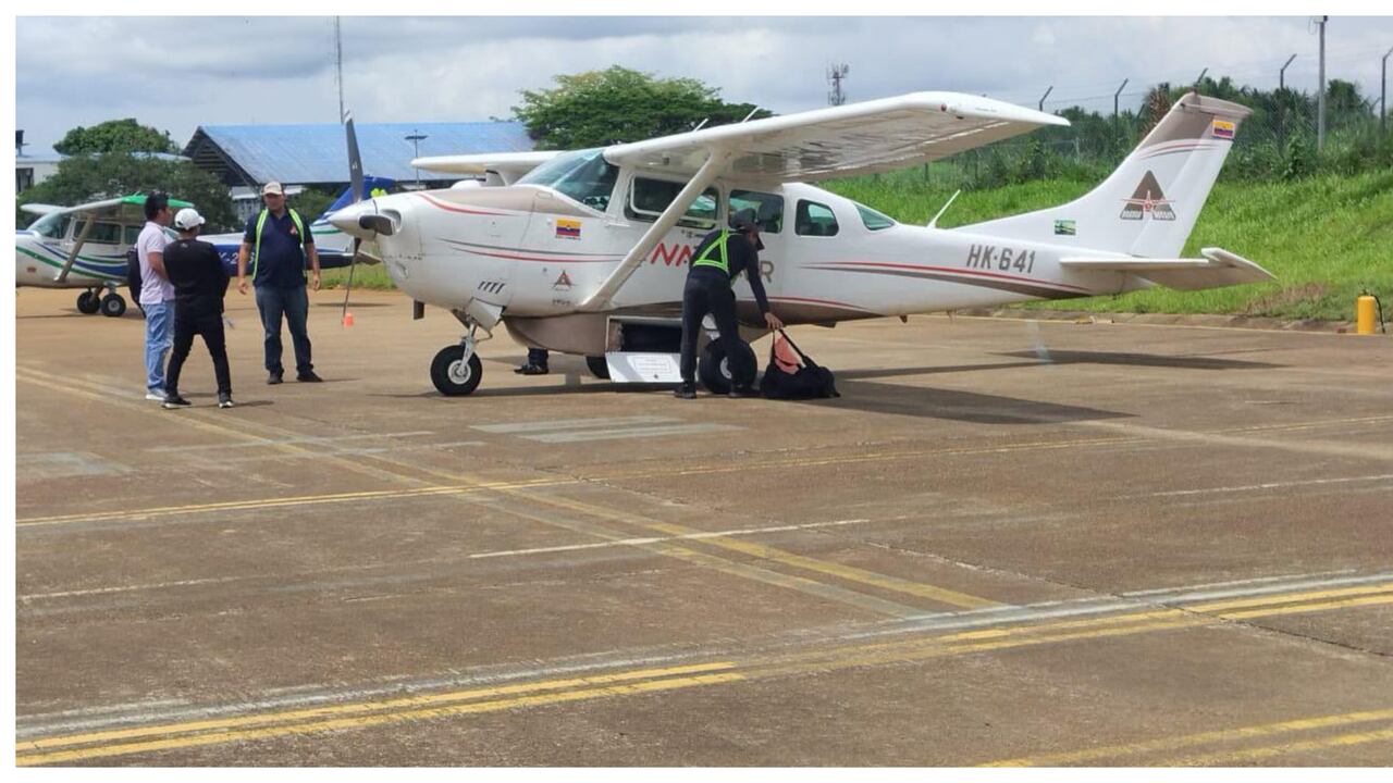 Avioneta accidentada con tres funcionarios de la Registraduría en Vaupés.