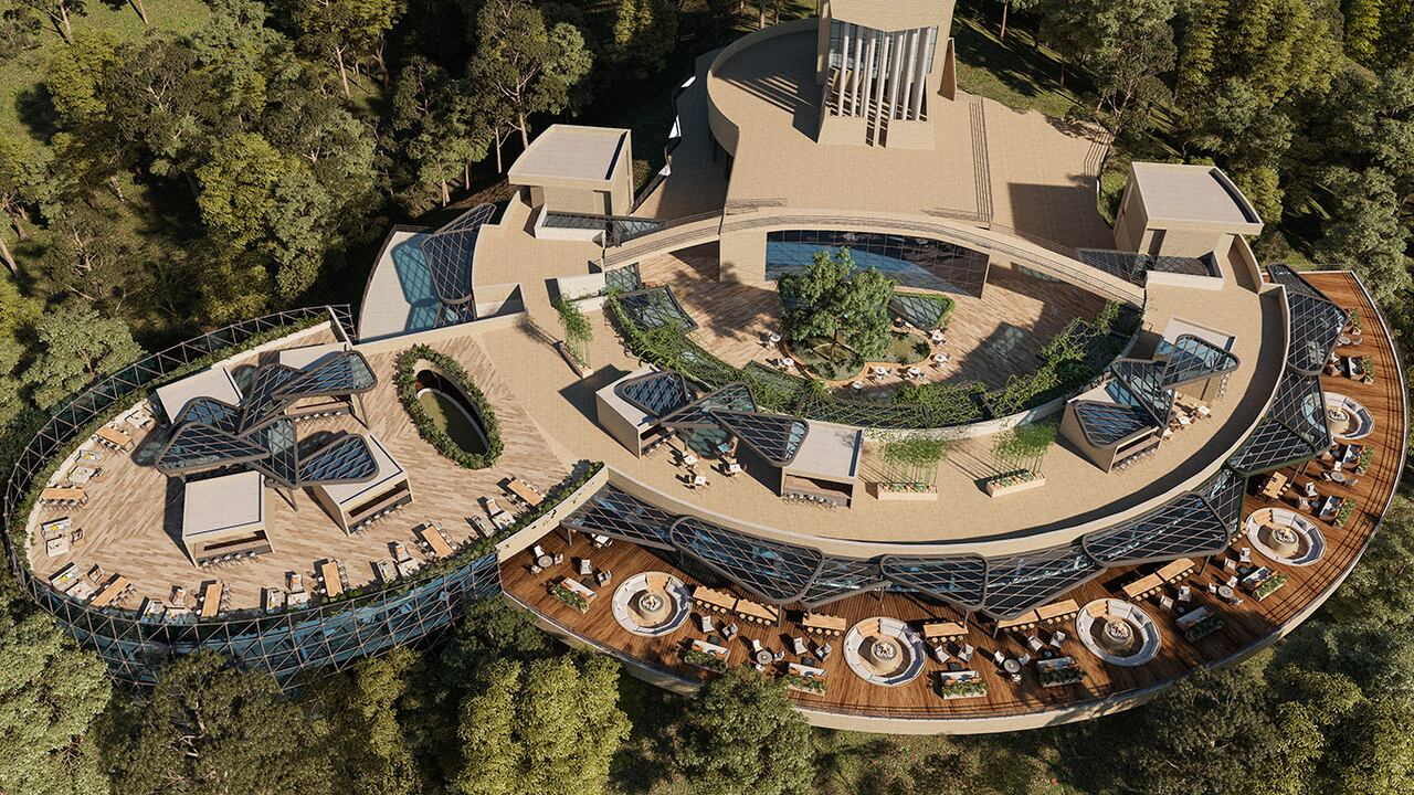 Render del Mall del Cristo.