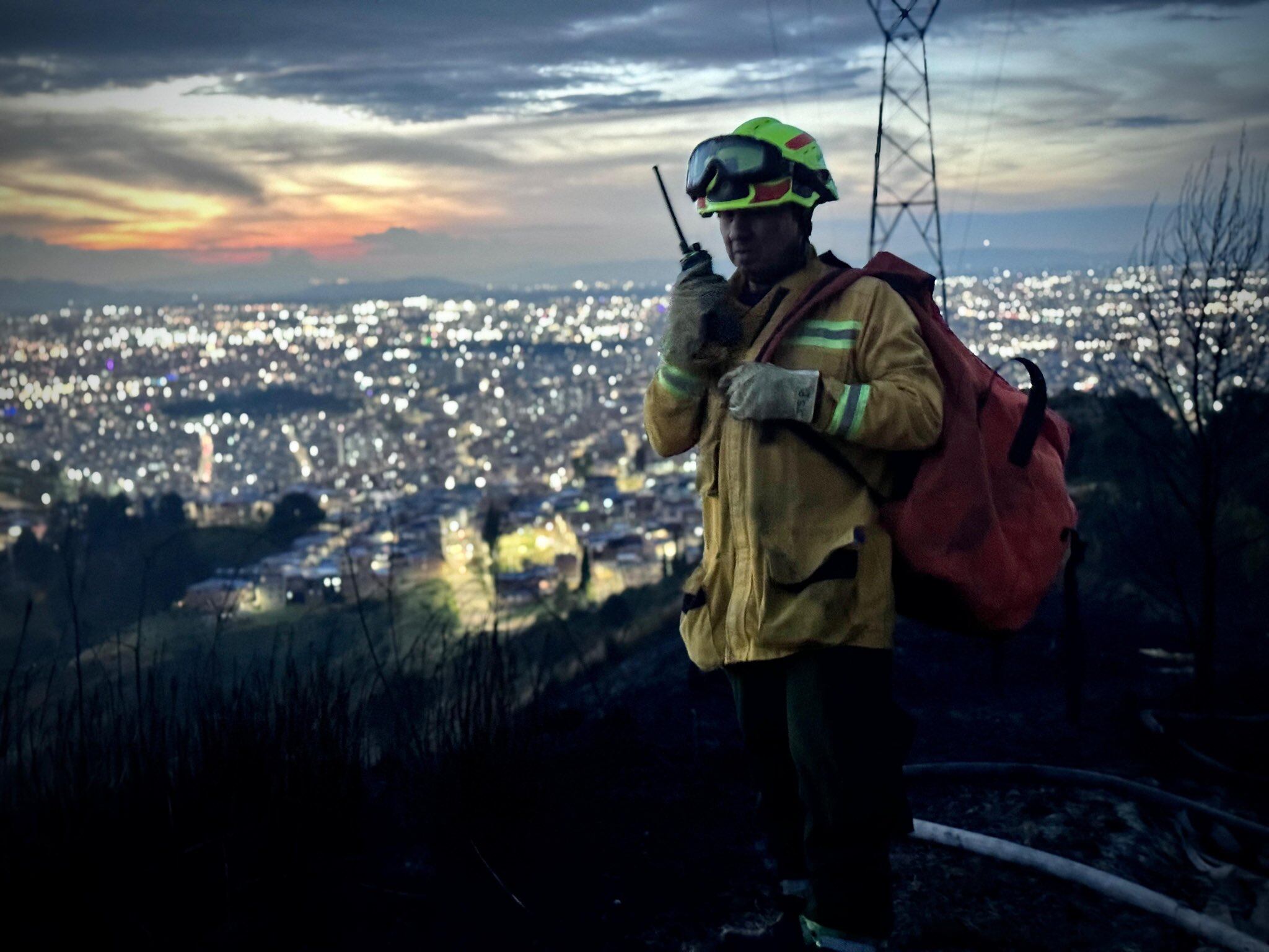 Reporte de incendio.