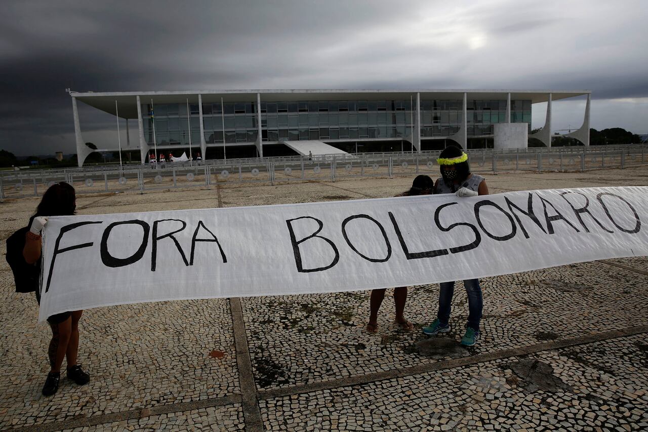 Protesta de los indígenas Munduruku.