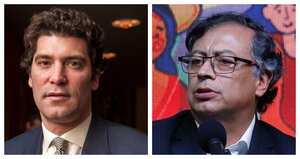 Alejandro Santo Domingo y Gustavo Petro