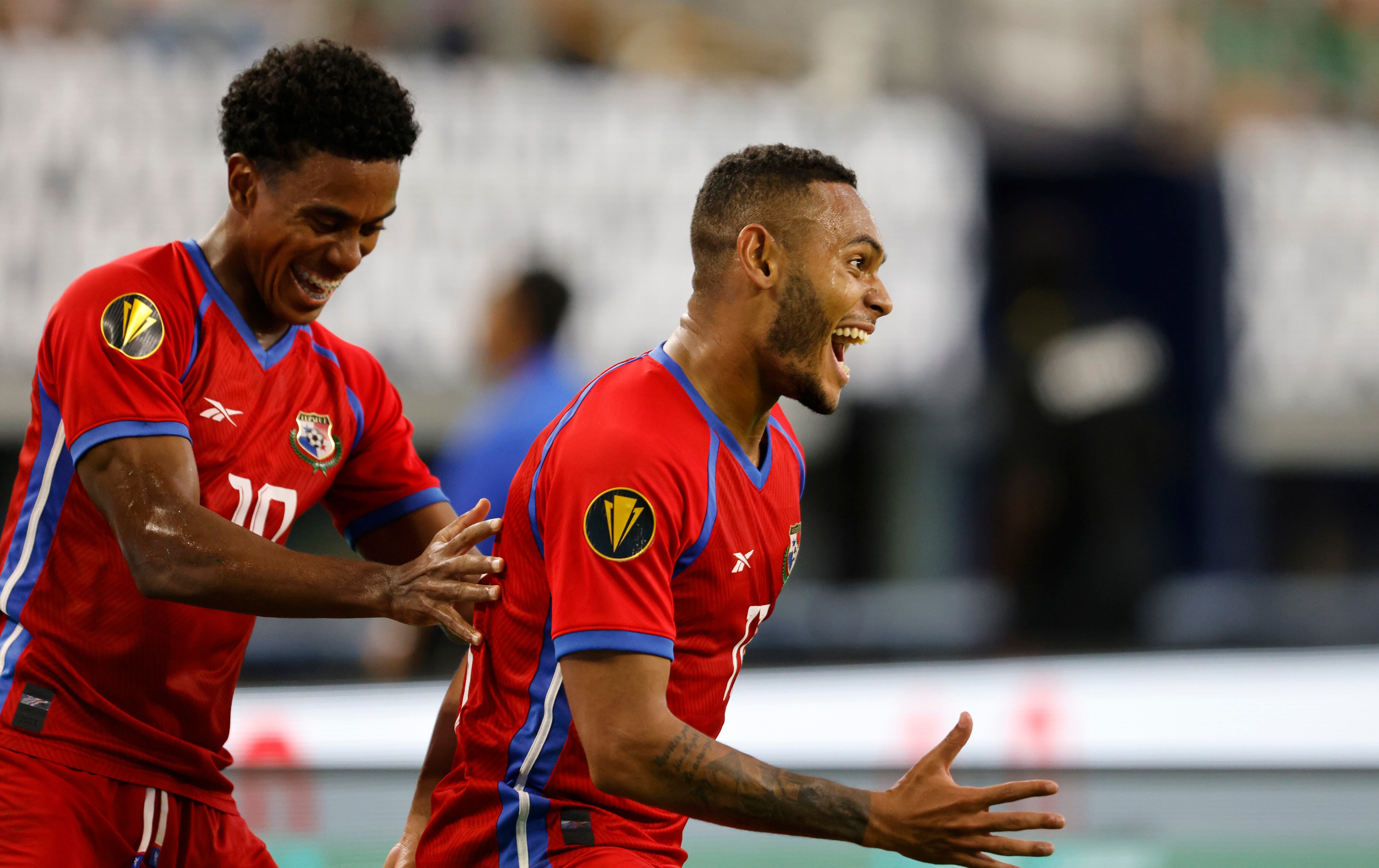 Ismael Díaz en la Copa Oro con Panamá.