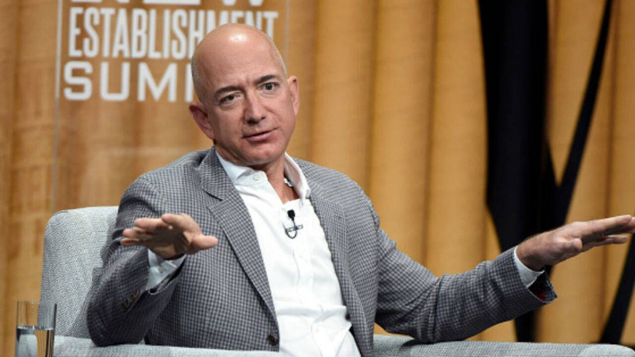 Jeff Bezos, fundador de Amazon.