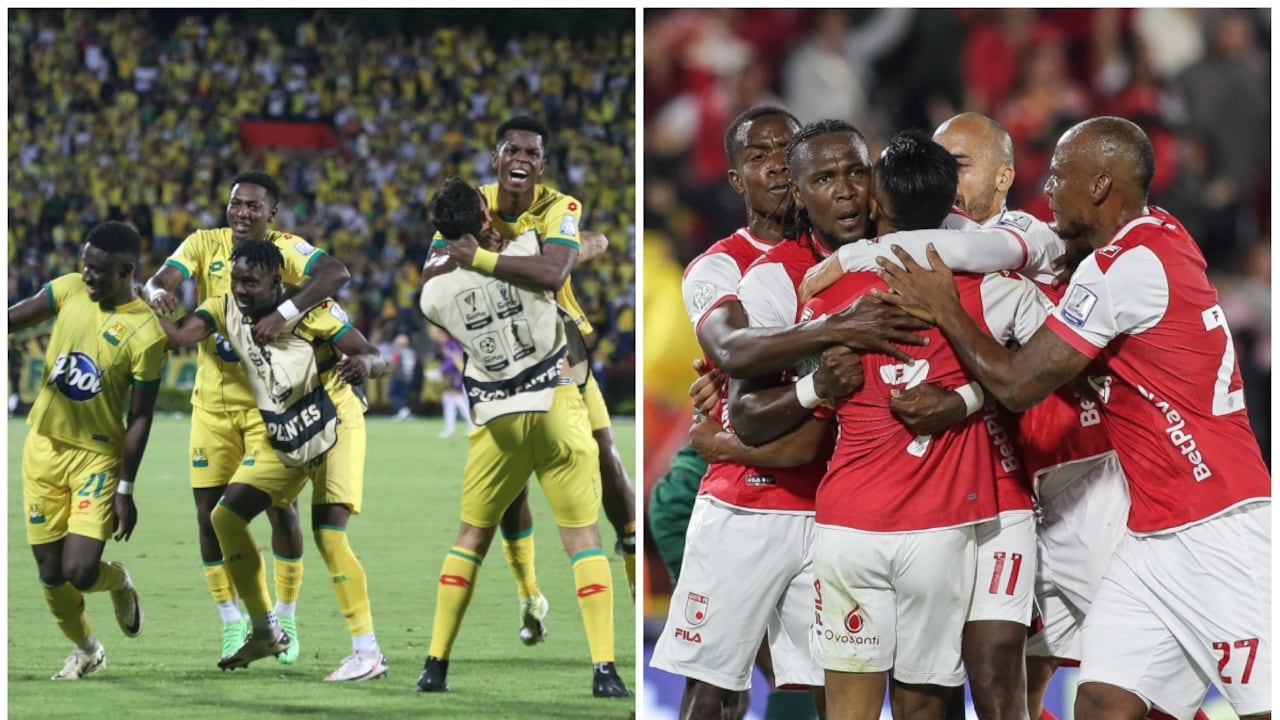 Atlético Bucaramanga e Independiente Santa Fe disputarán la final de la Liga BetPlay.