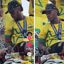 En la celebración de Bucaramanga, otro robo estuvo a punto de darse.
