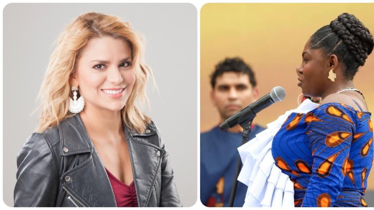 Adriana Lucía y Francia Márquez.