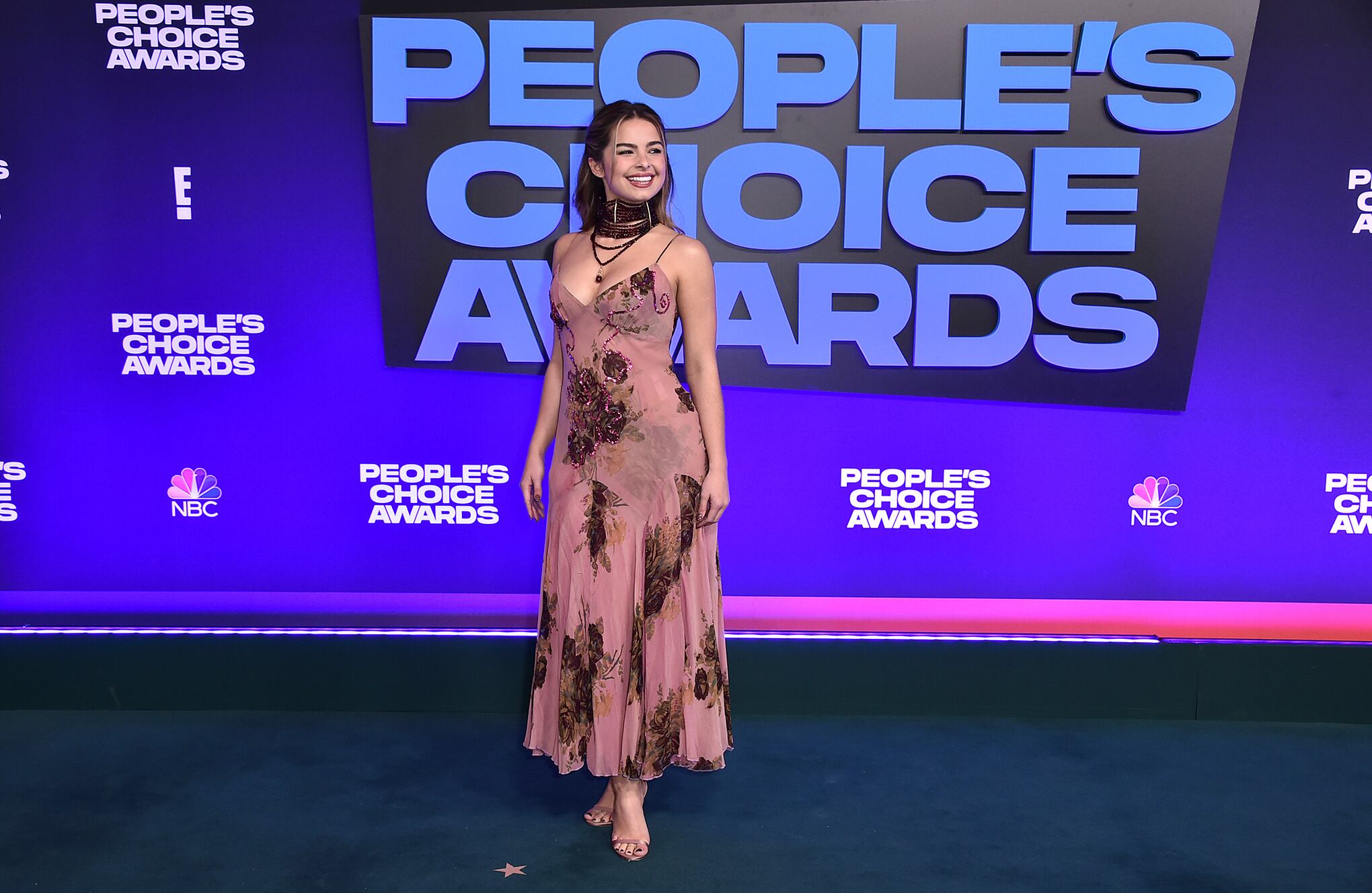 La entrada a los People's Choice Awards