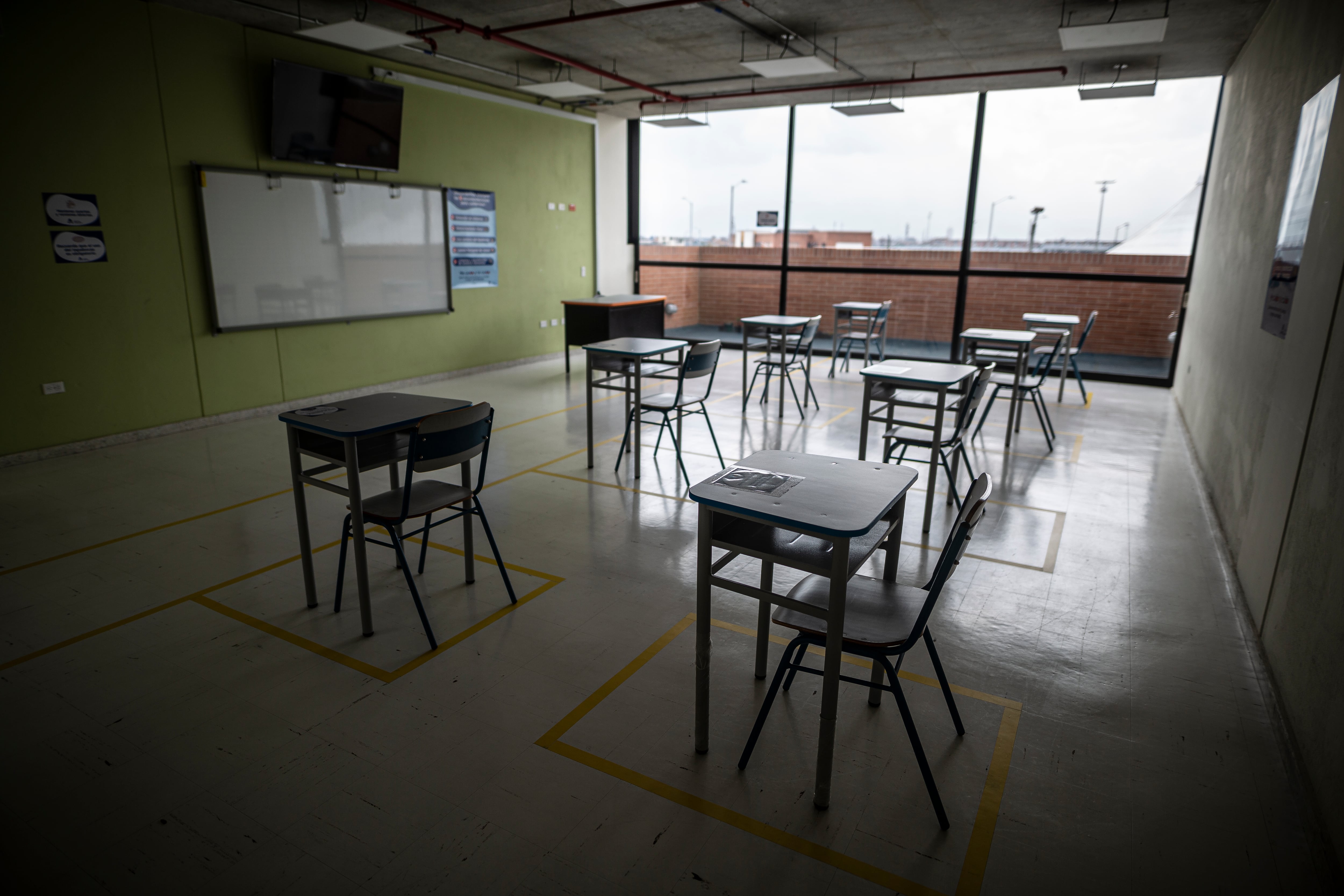 Educación bajo el modelo de alternancia en Bogotá.