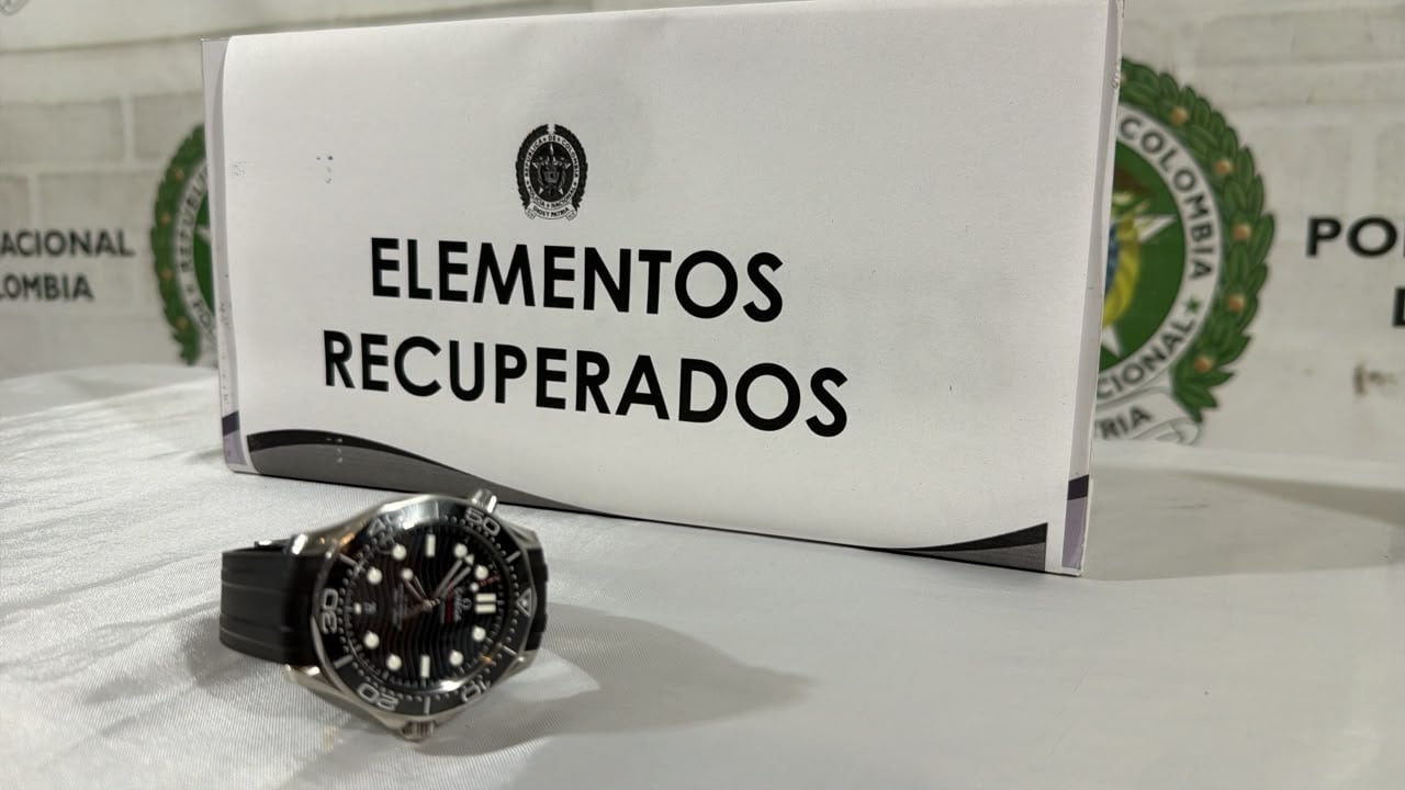 El reloj que querían robar.