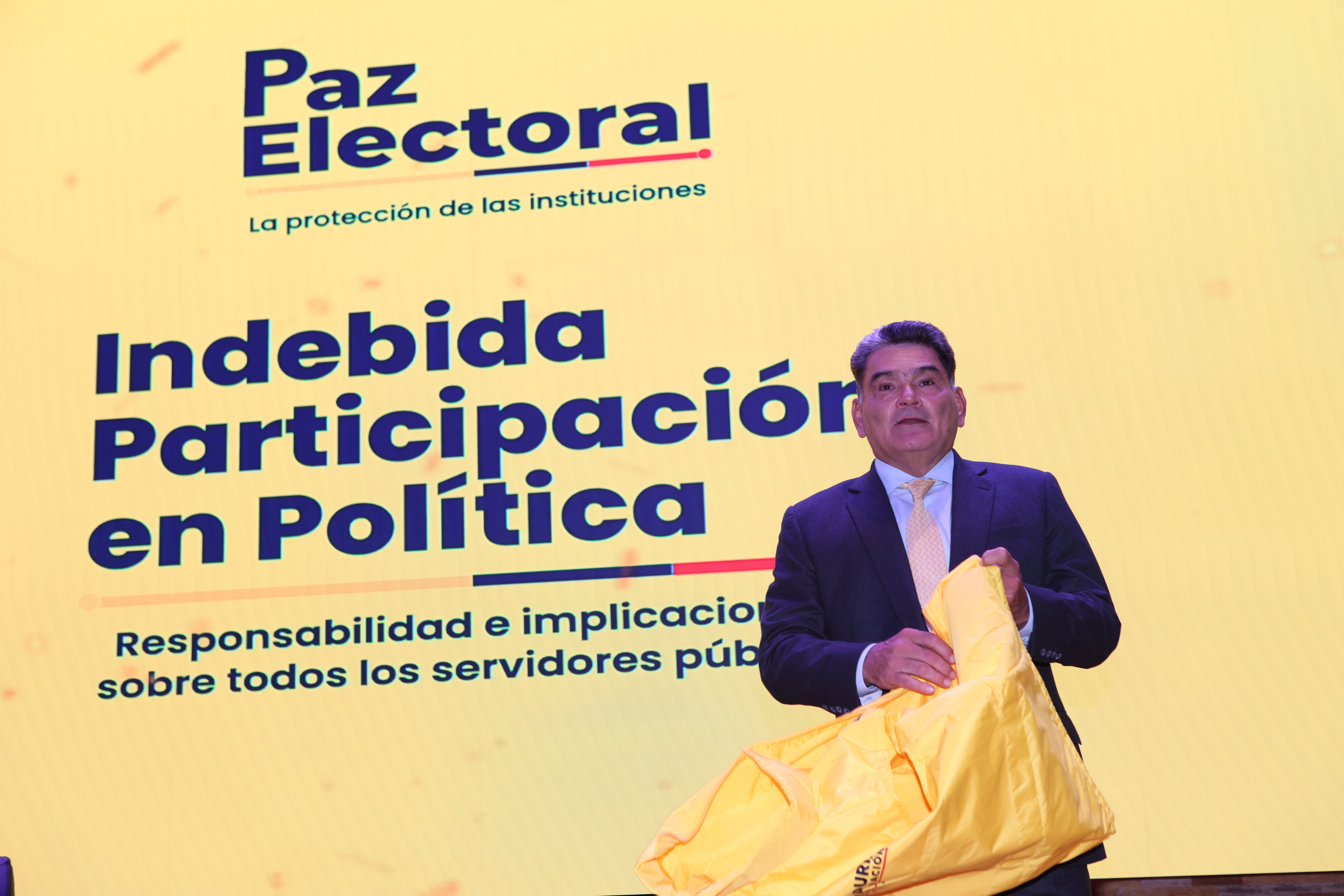 Paz Electoral, Indebida Participación en Política