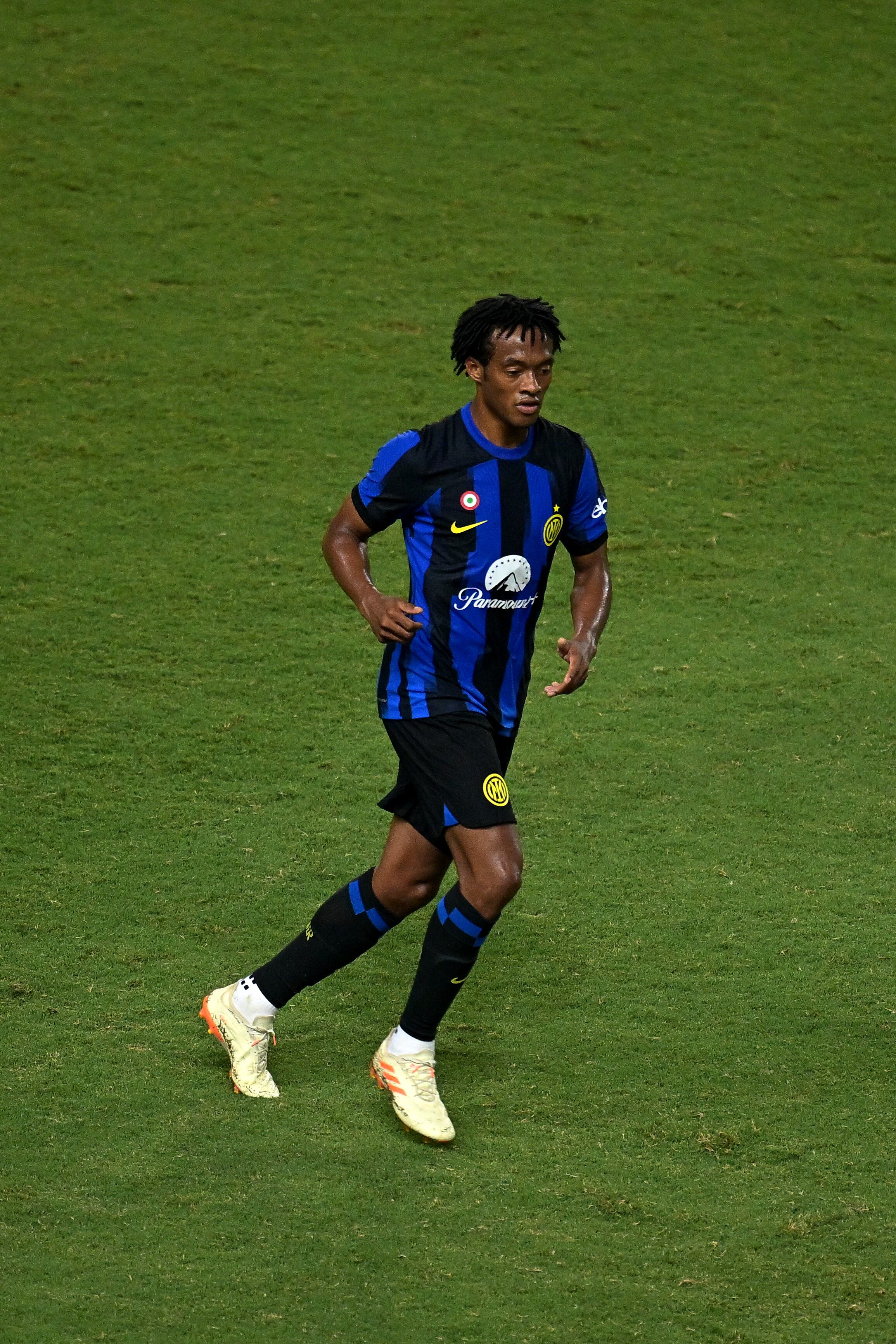 OSAKA, JAPAN - JULY 27: Juan Cuadrado of Inter during the pre-season friendly match between FC Internazionale and Al-Nassr at Yanmar Stadium Nagai on July 27, 2023 in Osaka, Japan. (Photo by Mattia Ozbot - Inter/Inter via Getty Images)