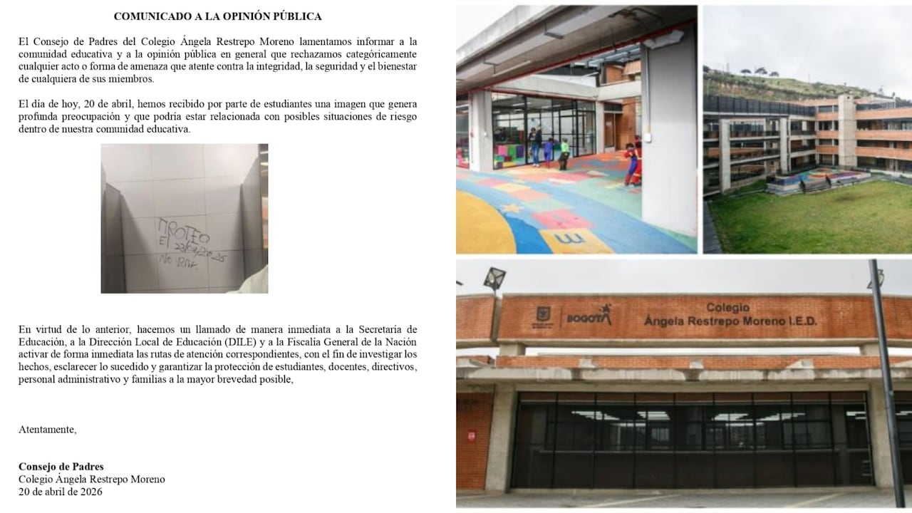 Los padres de familia de colegio en Ciudad Bolívar encendieron las alarmas por extraño grafiti.