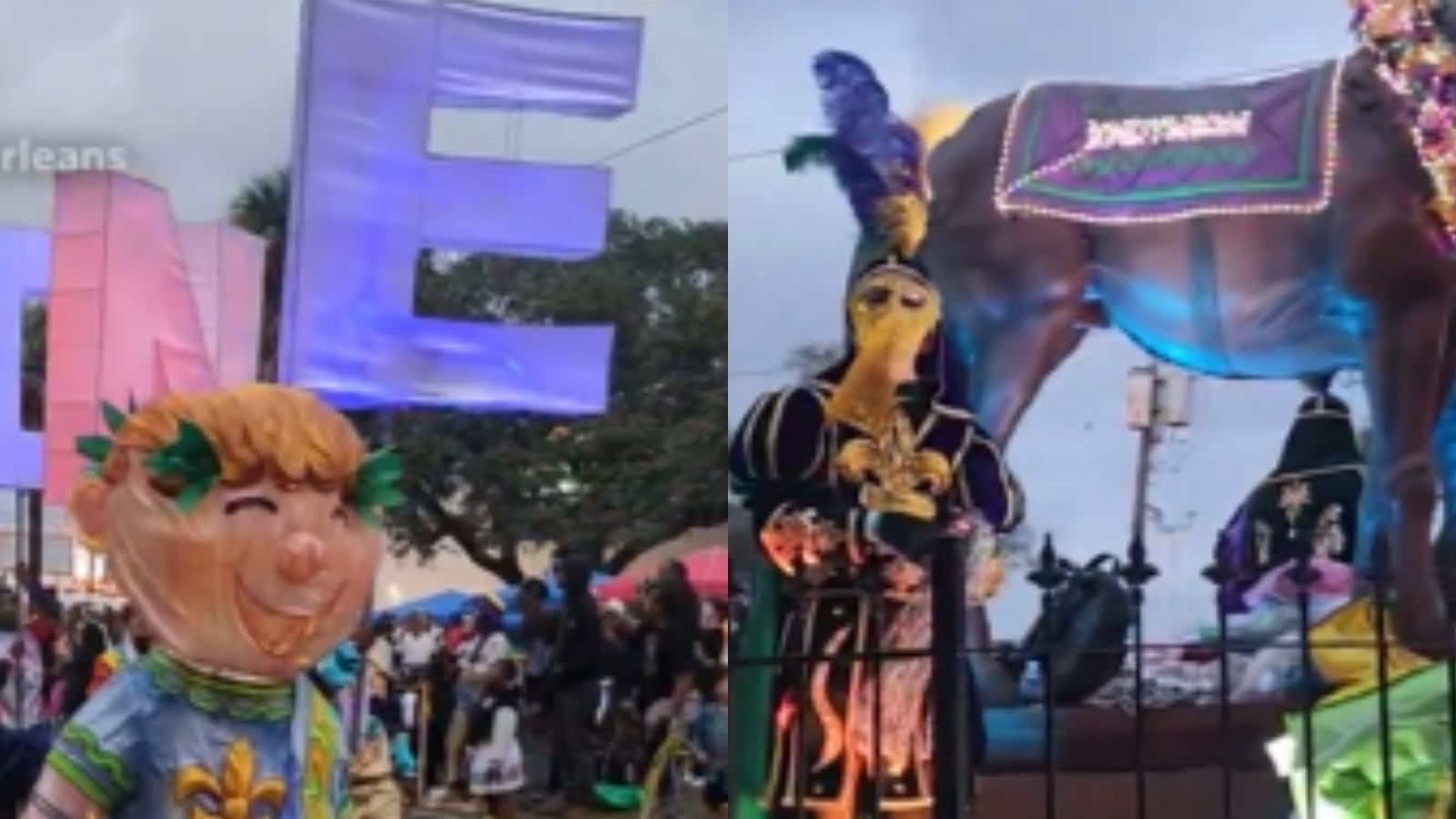 Desfile de Mardi Gras en Nueva Orleans, con disfraces, carrozas y música que atraen a miles de visitantes cada año