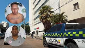 Alias Gordo 40 y Danny 40. Fachada de la Clínica La Merced.