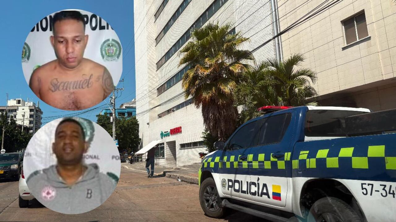 Alias Gordo 40 y Danny 40. Fachada de la Clínica La Merced.