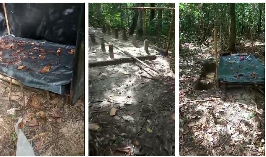 Exclusivo: Así quedó el campamento donde murió Gentil Duarte en Venezuela.