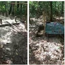 Exclusivo: Así quedó el campamento donde murió Gentil Duarte en Venezuela.