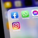 Facebook, WhatsApp, Messenger and Instagram icons displayed on a phone screen are seen in this illustration photo taken in Krakow, Poland on April 6, 2022. (Photo by Jakub Porzycki/NurPhoto via Getty Images)