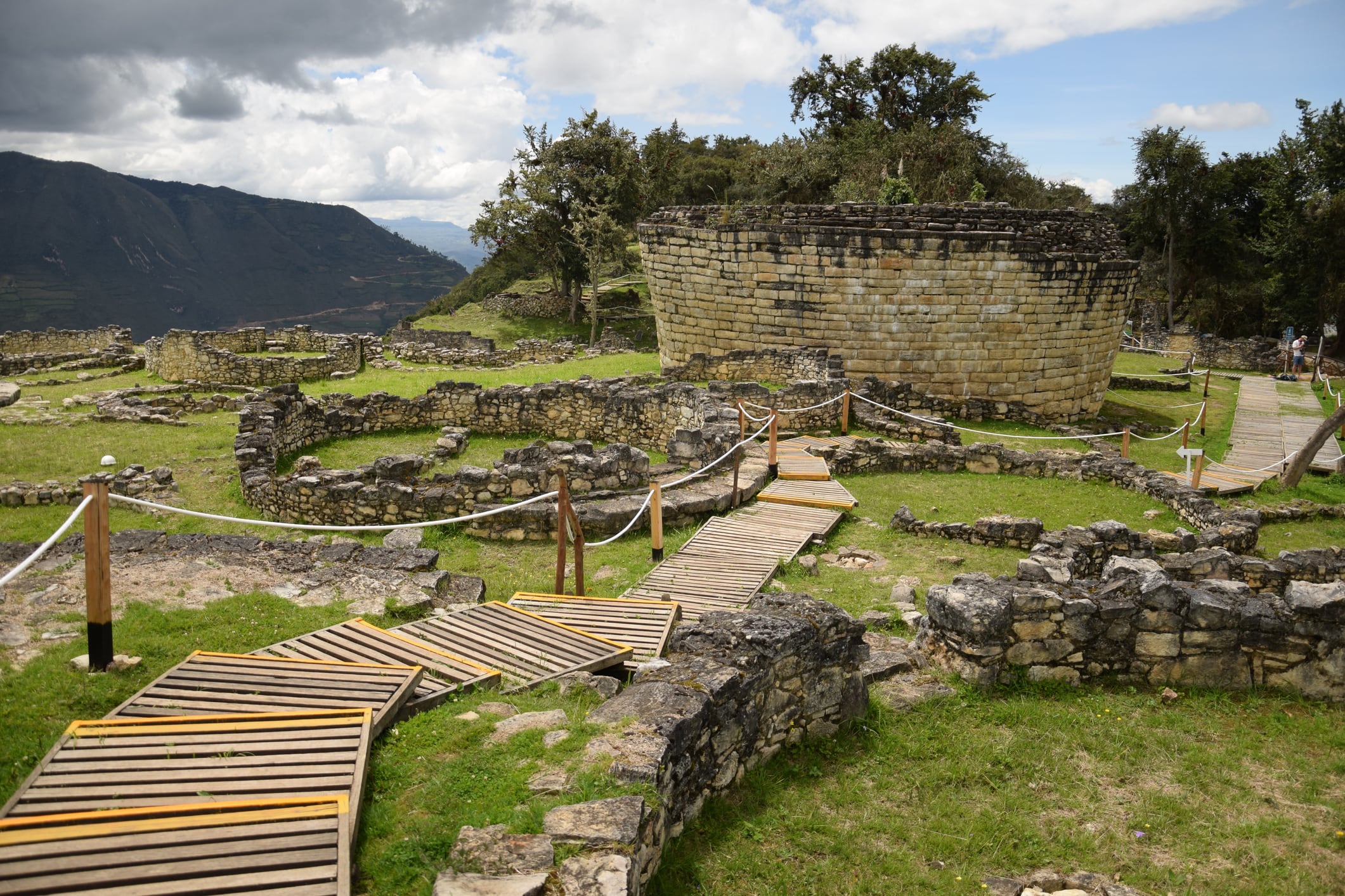 Ruinas de la fortaleza Kuélap, en Perú.