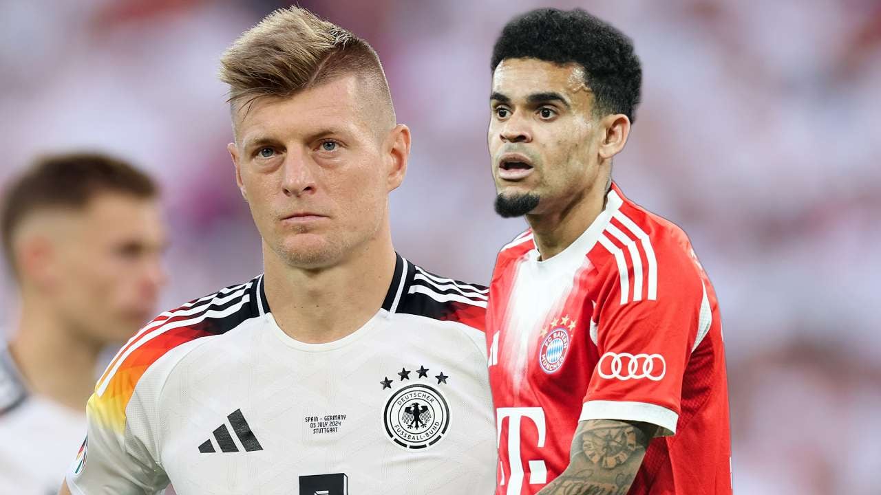 Toni Kroos y Luis Díaz.