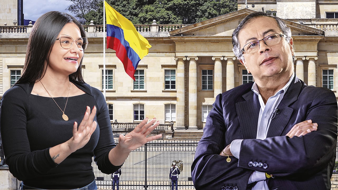 El reencuentro entre el presidente Gustavo Petro y Angie Rodríguez, gerente del Fondo Adaptación, fue el lunes 27 de abril.