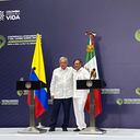 Declaraciones del presidente de Colombia, Gustavo Petro, y el de México, Andrés Manuel López Obrador. Cali, septiembre 9 de 2023.