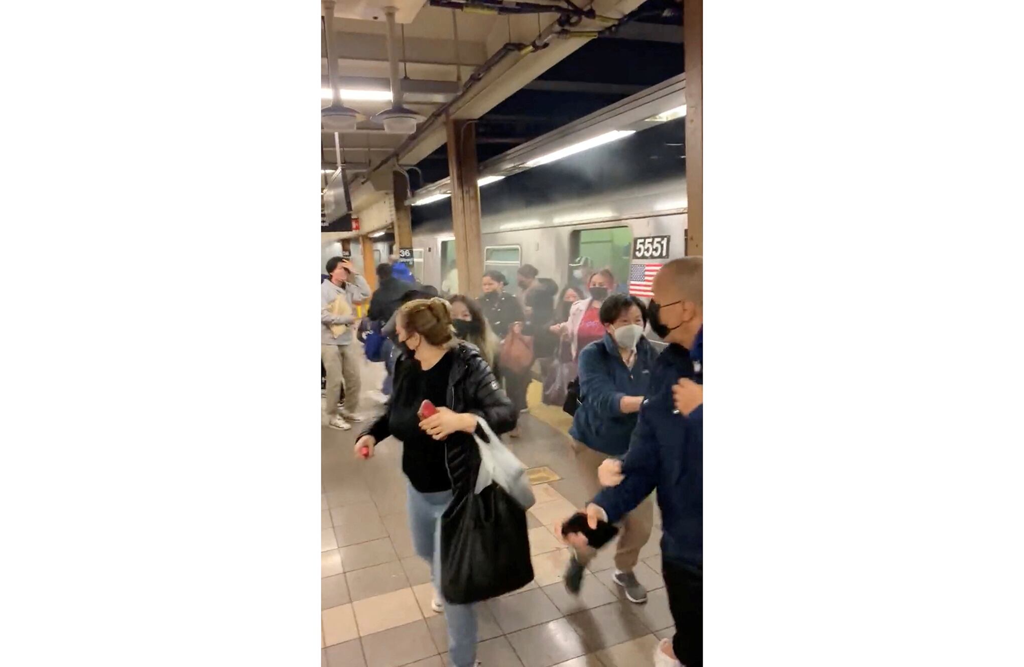 Disparos en una estación de metro en la ciudad de Nueva York