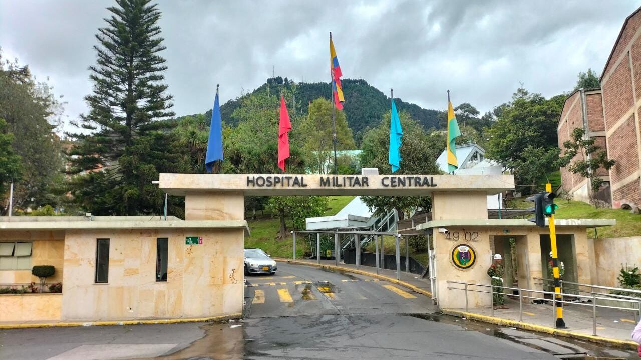 Hospital Militar donde se encuentran internados los hermanitos Mucutuy.