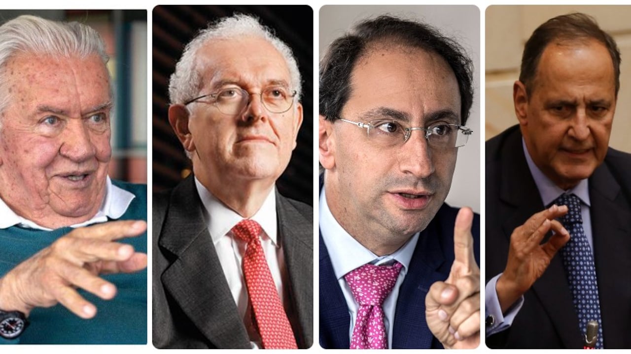Rudolf Hommes, José Antonio Ocampo, José Manuel Restrepo y Juan Camilo Restrepo.