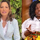 La congresista María Elvira Salazar y la vicepresidenta Francia Márquez.