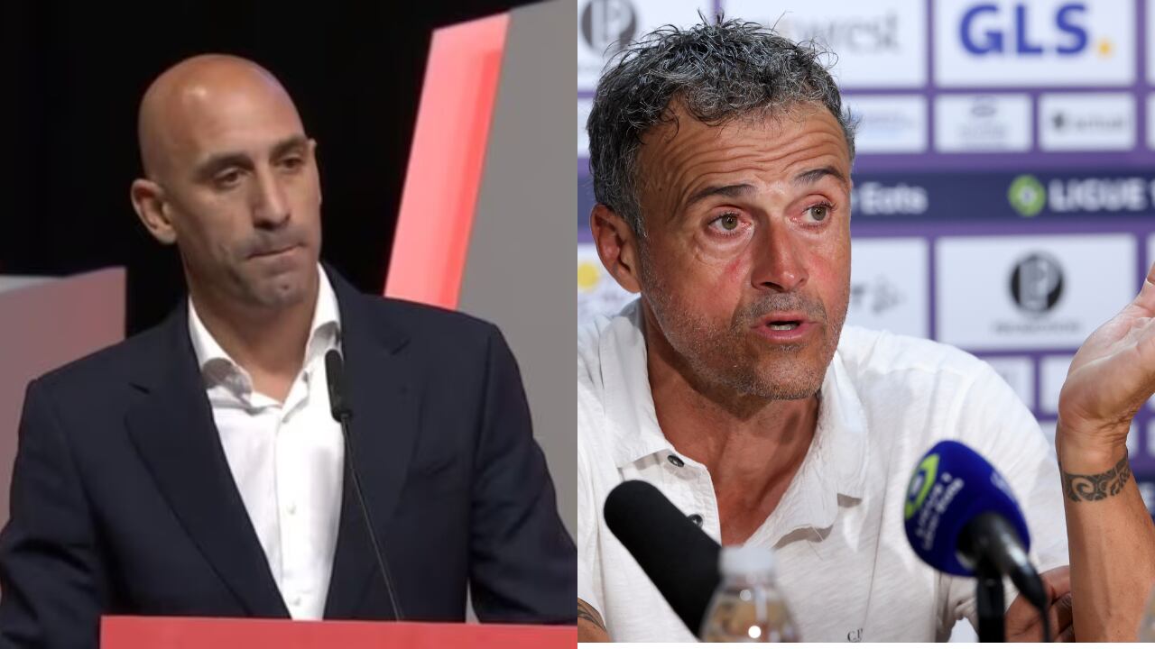 Luis Enrique defendió la gestión de Luis Rubiales como presidente de la RFEF