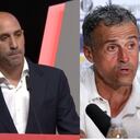Luis Enrique defendió la gestión de Luis Rubiales como presidente de la RFEF