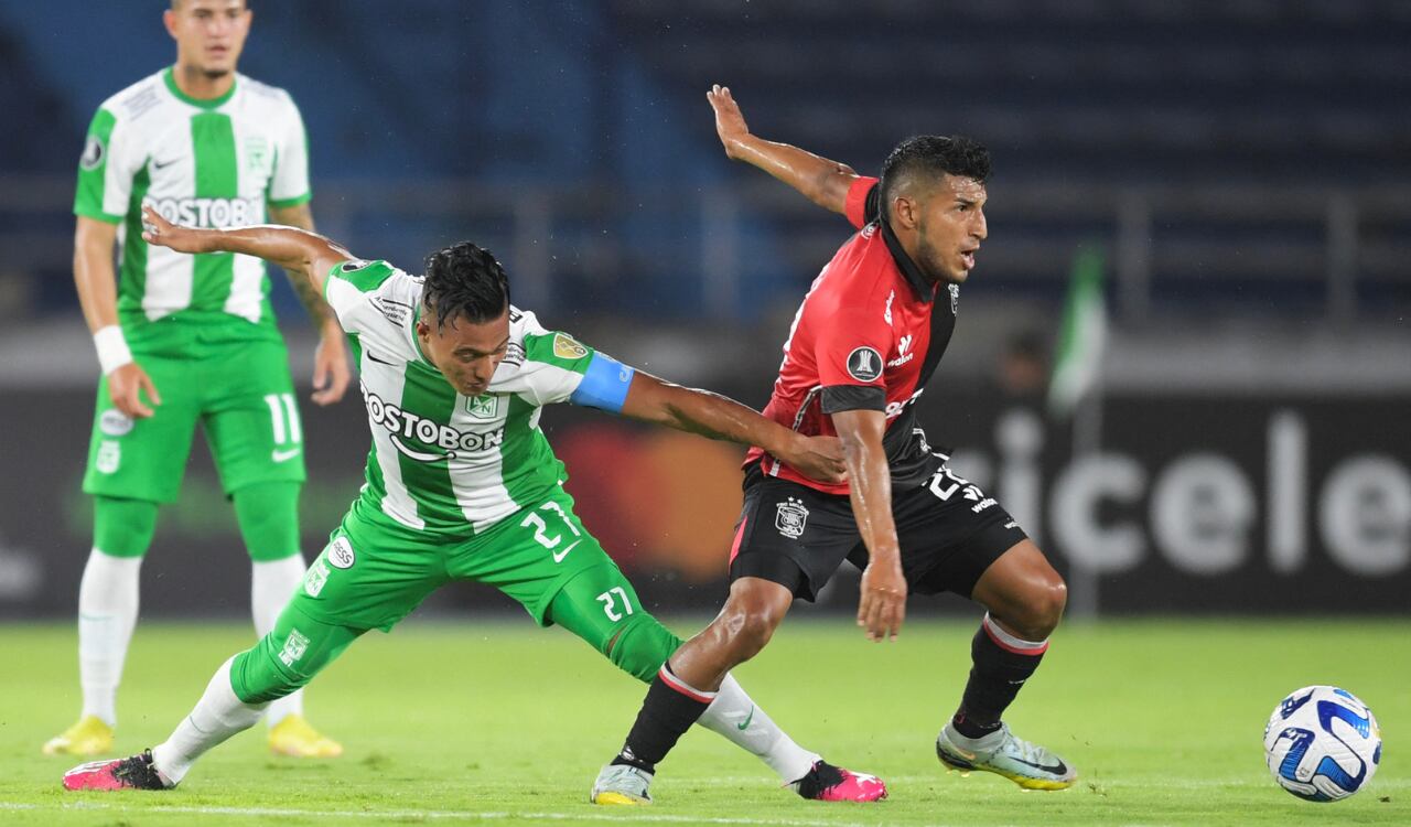 Atlético Nacional  vs. Melgar de Perú por la fecha 2 de la Copa Libertadores.