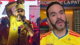 Abelardo de la Espriella con la camiseta de la Selección Colombia.