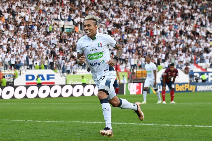 Dayro Moreno tiene nueve goles en el semestre.