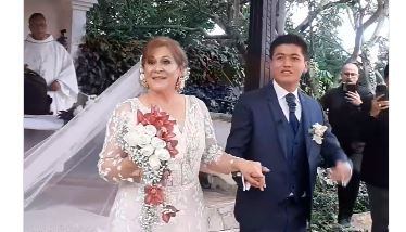 Boda de la actriz Alina Lozano y Jim Velásquez.