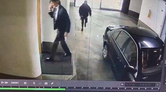 Este es el momento exacto en el que fue asesinado el empresario Hernán Franco