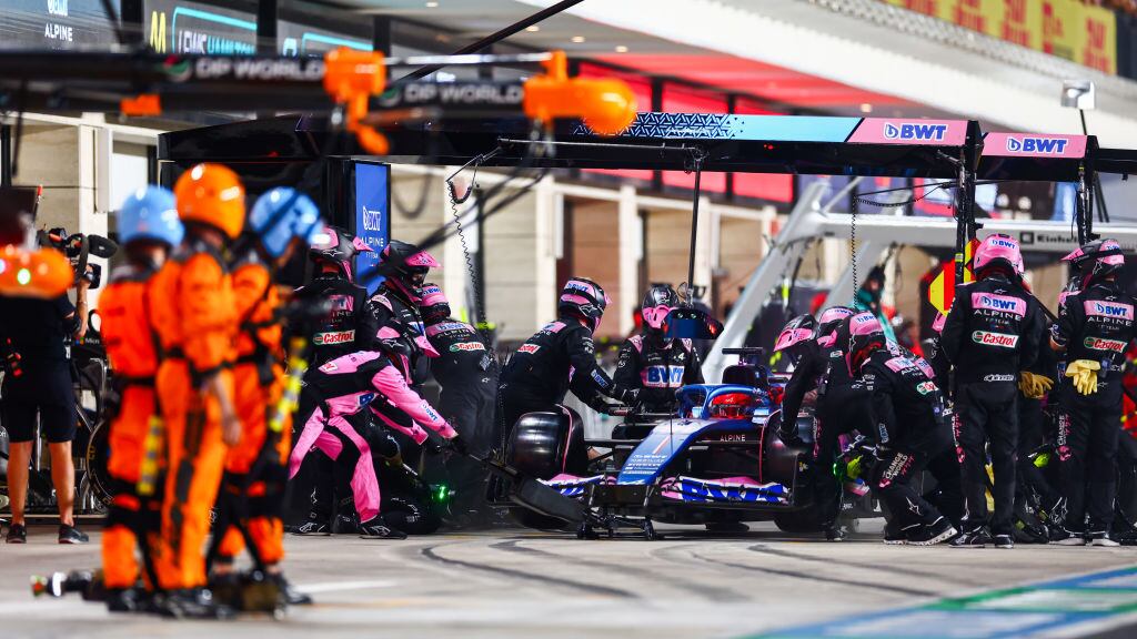 Esteban Ocon en el GP de Qatar