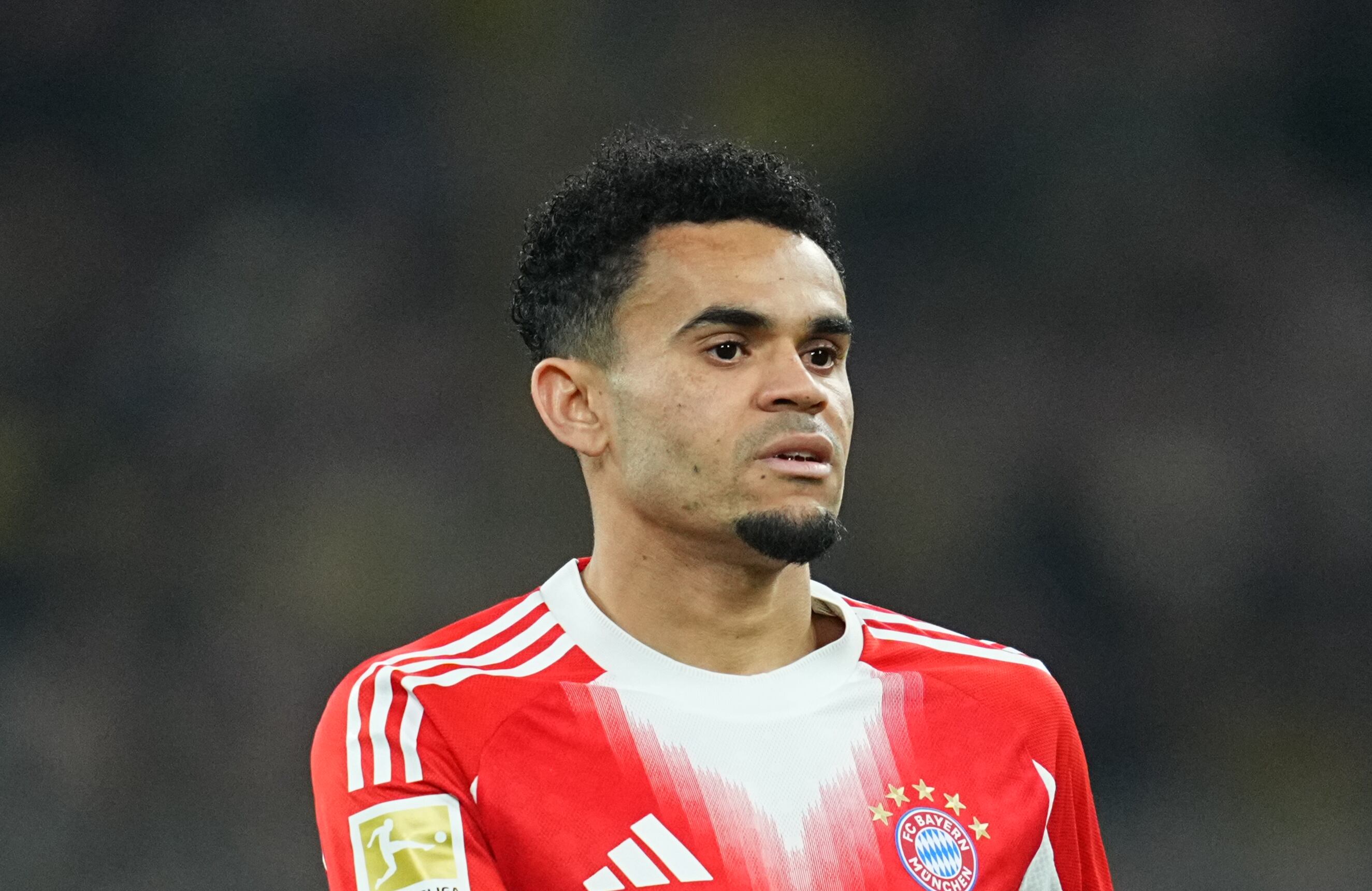 Luis Díaz (Bayern Munich)  looks on during Matchday 24 1.Bundesliga: Borussia Dortmund and Bayern Munich at Signal Iduna Park, Dortmund, Germany on February 28  2026. (Photo by Ulrik Pedersen/NurPhoto via Getty Images)