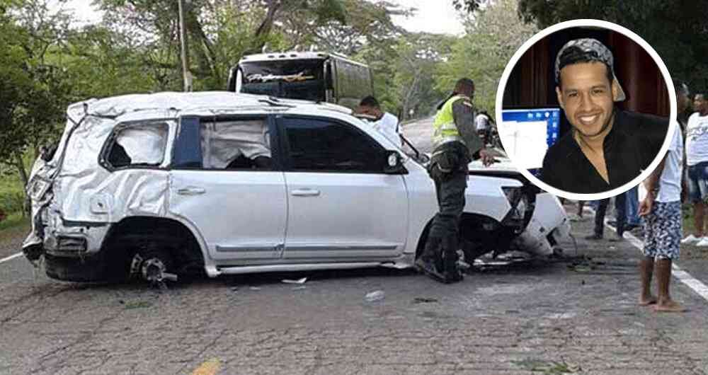 La camioneta perdió sus cuatro llantas. Foto: Fotomontaje SEMANA