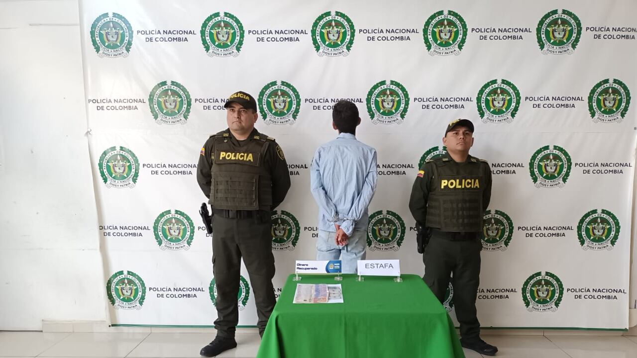 El hombre fue detenido en el sector Centro de Bucaramanga.