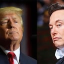 Donald Trump, expresidente de Estados Unidos y Elon Musk , dueño de Twitter.