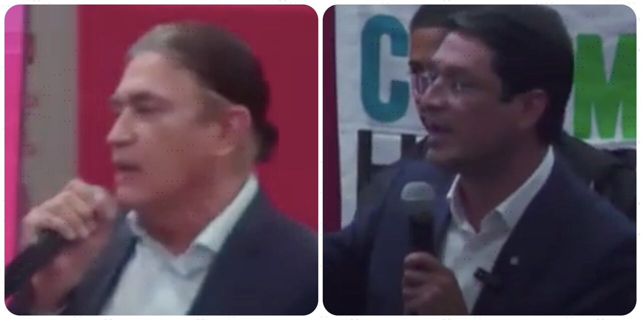 Gustavo Bolívar y Camilo Romero, precandidatos del Pacto Histórico que participarán en la consulta que adelantará el partido el 26 de octubre.