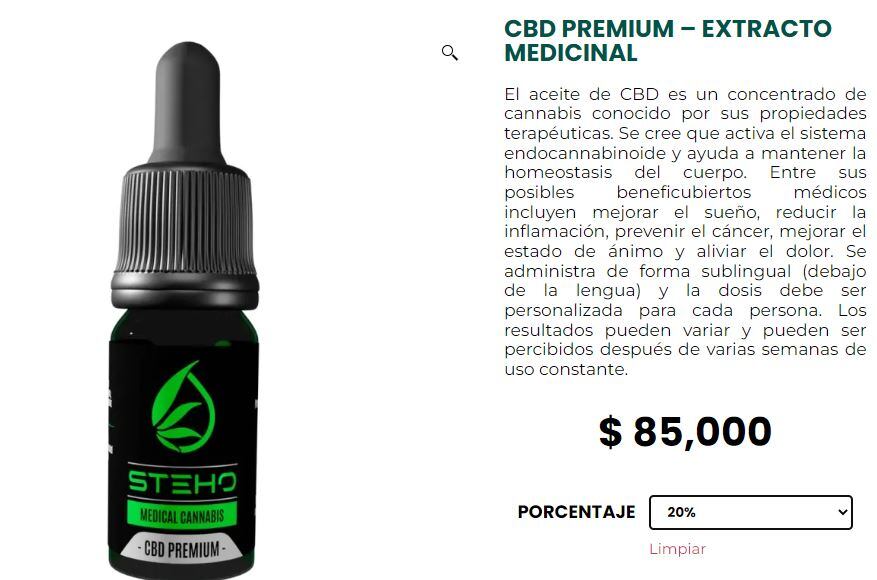Aceite de cannabis con alerta del Invima