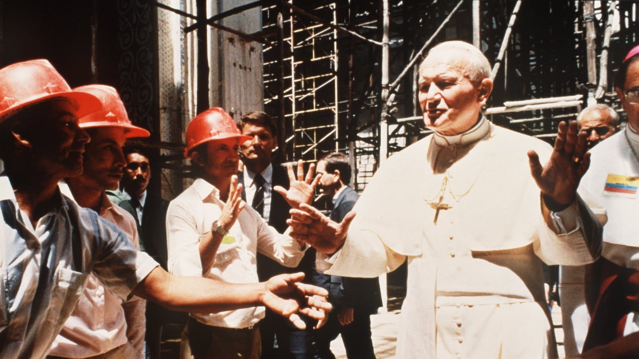 Juan Pablo II en su visita a Colombia en 1986.