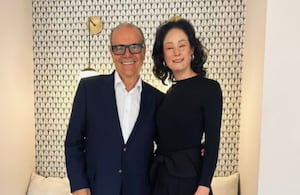 Carlos Felipe Mejía y Natalia Ponce de León.