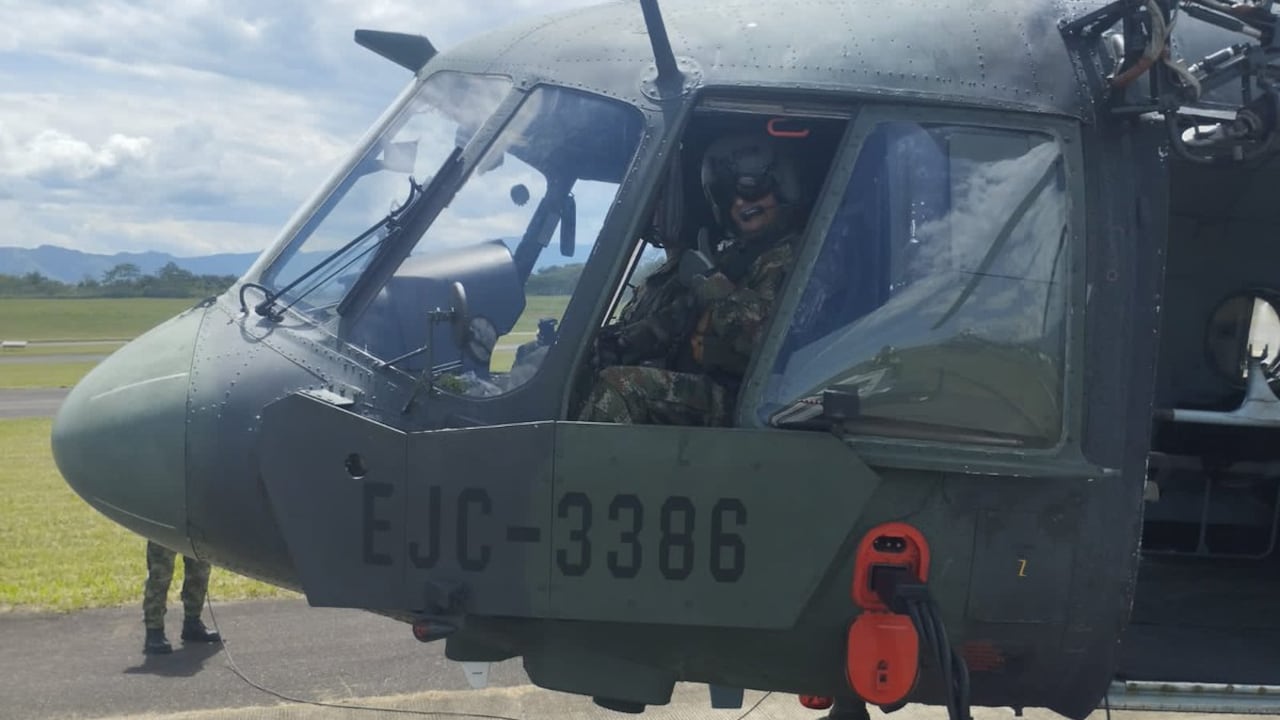 Helicópteros del Ejército.