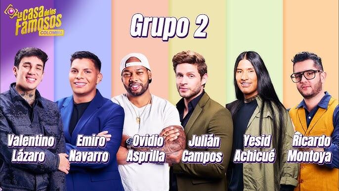 Valentino Lázaro, Emiro Navarro, Ovidio Asprilla, Julián Campos, Yesid Achicué Y Ricardo Montoya quieren entrar a La casa de los famosos 2.